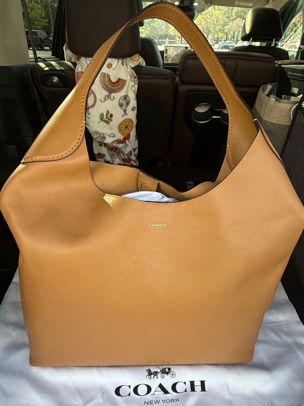 Coach Brooklyn 39 in Honey Brown